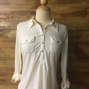 Red Camel pocketed blouse BNWT $36 SMALL